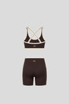 Cross Biker Set (Chocolate/Ivory)