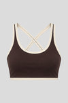 Cross Bra (Chocolate/Ivory)