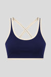 Cross Bra (Navy/Ivory)