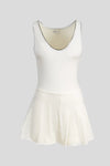 Piped Cut Tennis Dress