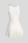 Piped Cut Tennis Dress