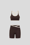 Cross Biker Set (Chocolate/Ivory)