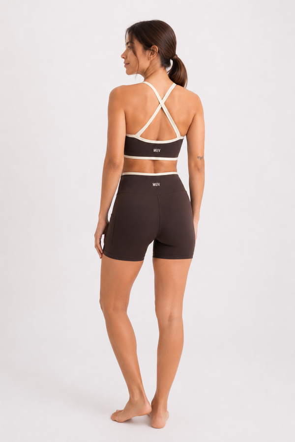 Cross Biker Set (Chocolate/Ivory)
